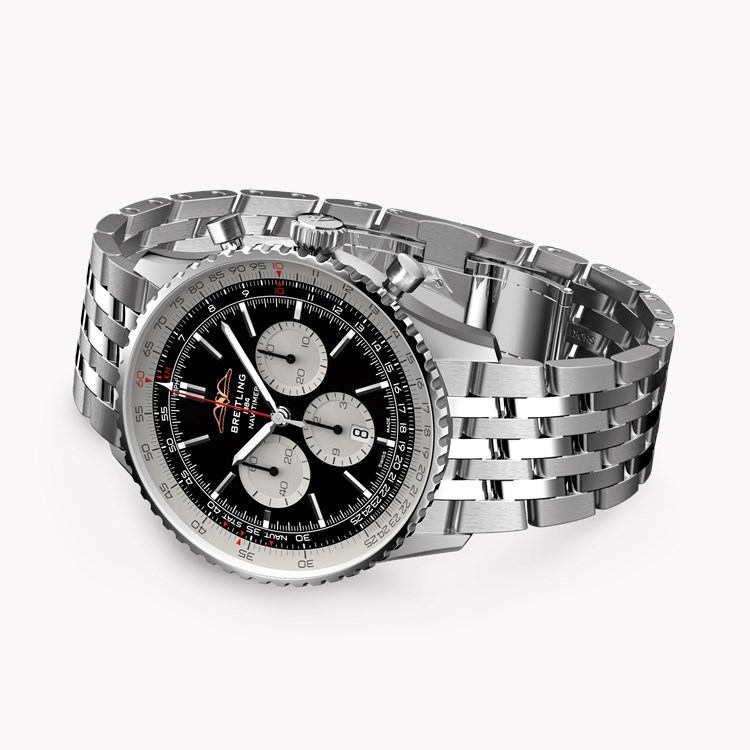 Breitling Navitimer B01 Chronograph 46 46mm, Black Dial, Baton Numerals_4