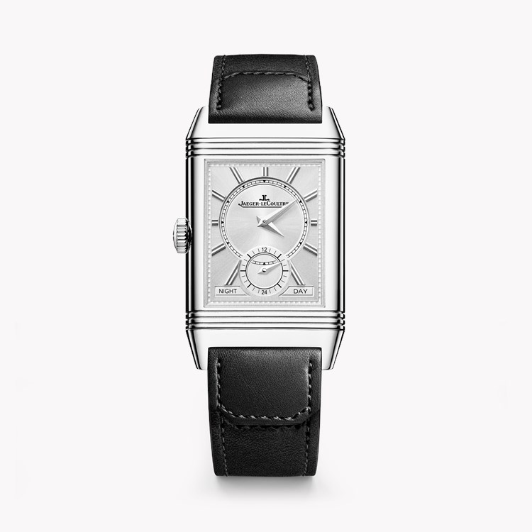 Jaeger-LeCoultre Reverso Tribute Duoface Small Seconds 28.3mm, Silver Dial, Baton Numerals_2