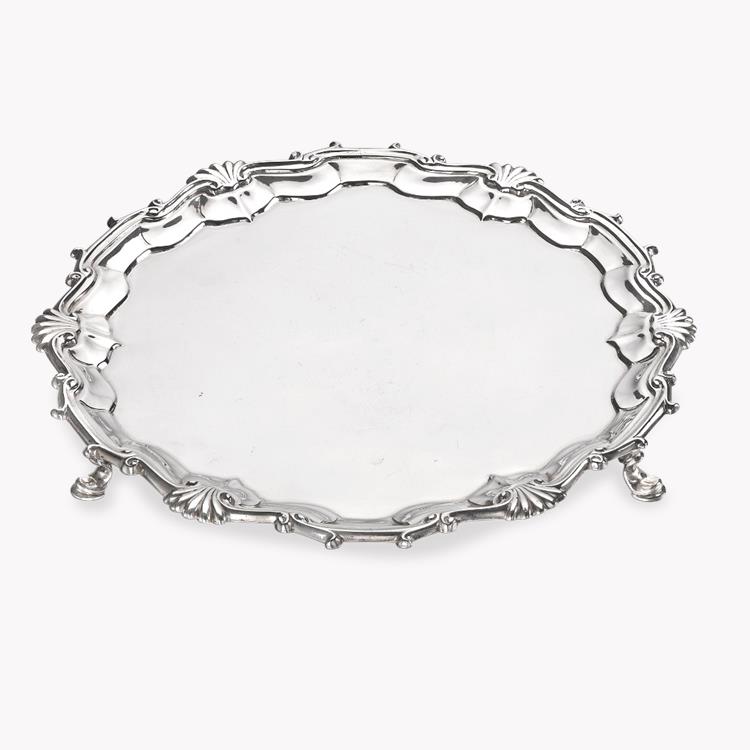 Silver George II Salver