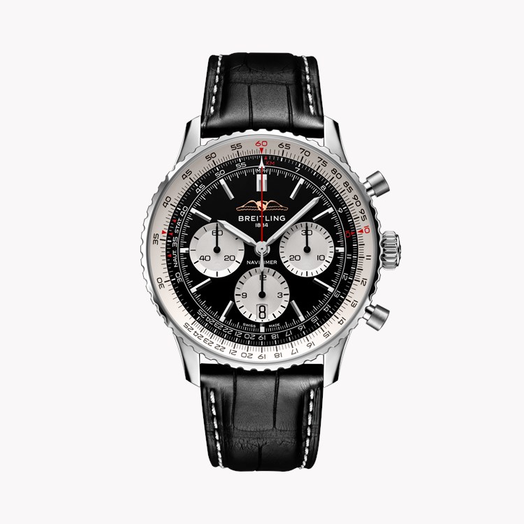 Breitling Navitimer B01 Chronograph 43 43mm, Black Dial, Baton Numerals_1
