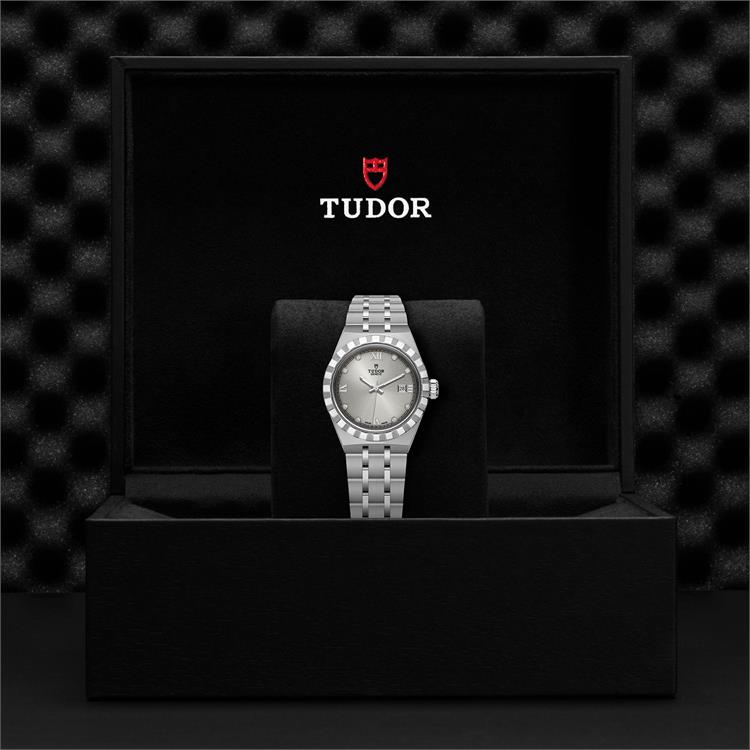 Tudor Royal  M28300-0002 28mm. Silver Dial. Diamond Numerals_3