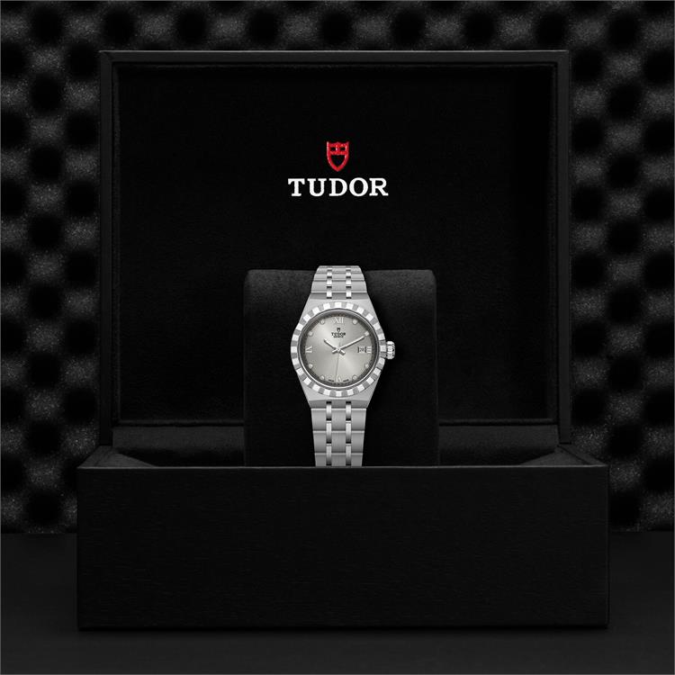 Tudor Royal 28mm. Silver Dial. Diamond Numerals_3
