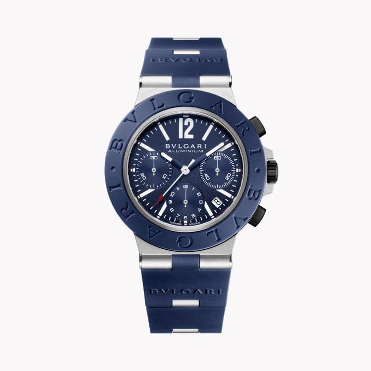 Bvlgari Bvlgari Aluminium 41mm, Blue Dial, Arabic/Baton Numerals_1