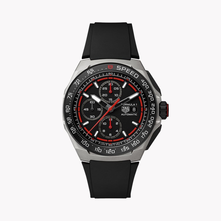 Tag Heuer Formula 1 Chronograph 44mm, Black Dial, Baton Numerals_1