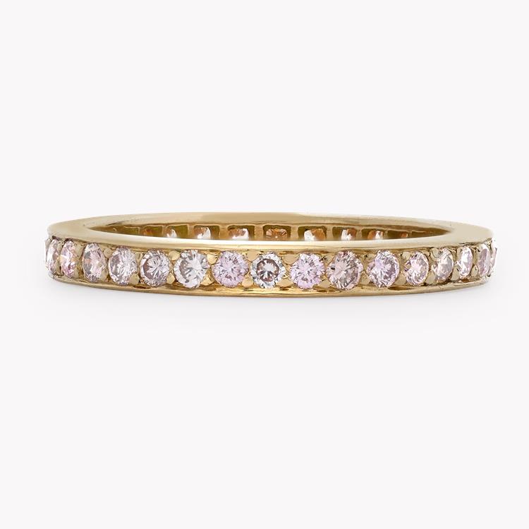 Graff Pink Diamond Full Eternity Ring  in 18ct Yellow Gold Brilliant Cut, Grain Set_2