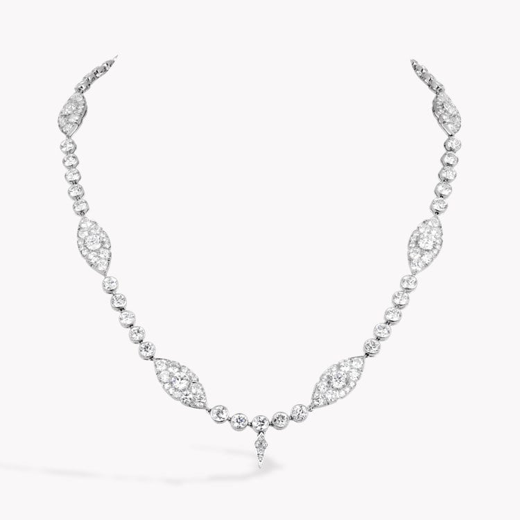 Old European Cut Diamond Necklace Old European Cut, Claw Set_1