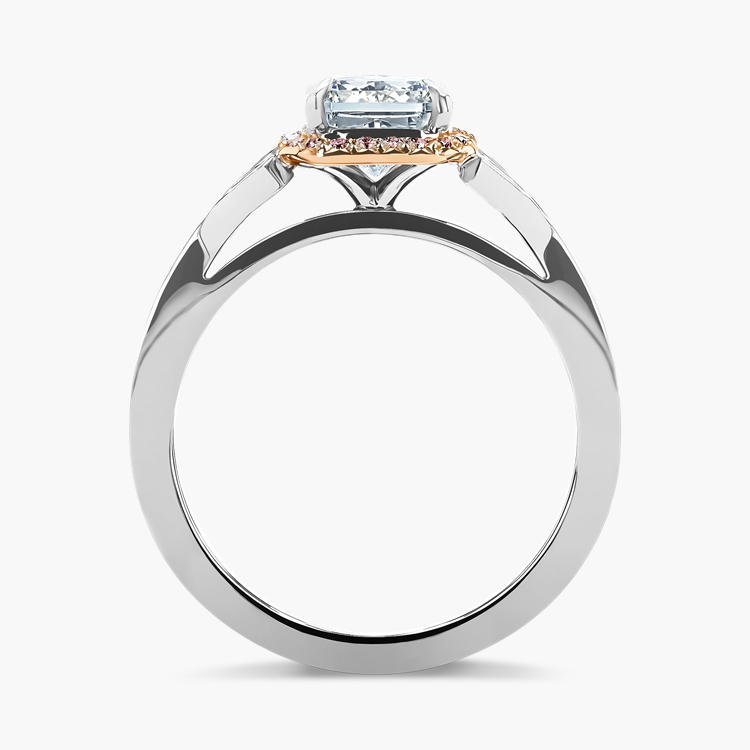 Masterpiece Cléo 1.57ct Light Blue Diamond Cluster Ring Radiant Cut, Claw Set_3