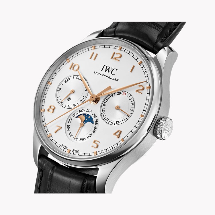 IWC Portugieser Perpetual Calendar 42 42.4mm, Silver Dial, Arabic Numerals_3