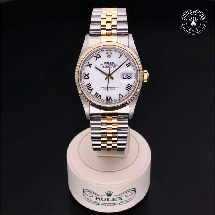 Rolex Datejust 36 2003, 36mm, Oystersteel and Yellow Gold