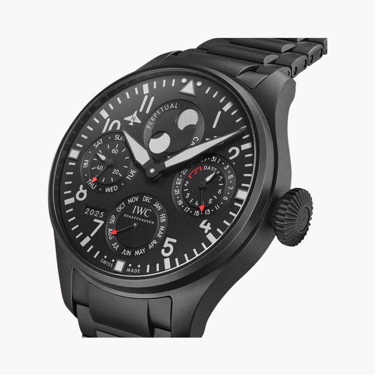 IWC Big Pilot's Perpetual Calendar Ceratanium 46.2mm, Black Dial, Arabic Numerals_3