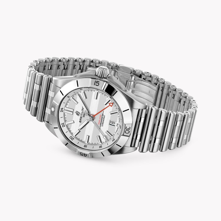 Breitling Chronomat Automatic GMT 40 Six Nations England 40mm, White Dial, Baton Numerals_3