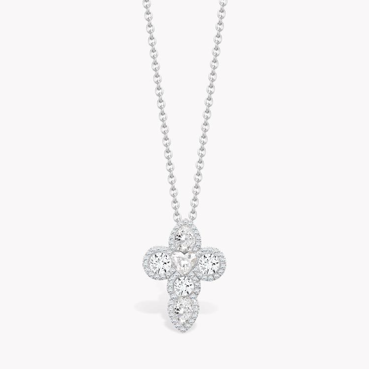 Brilliant Cut Diamond Cross Pendant