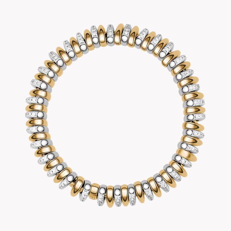 Fope Panorama Flex-It Large Bracelet Round Brilliant Cut, Pave Set_2