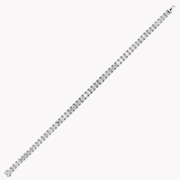 Emerald Cut Diamond Bracelet Emerald Cut, Claw Set_2