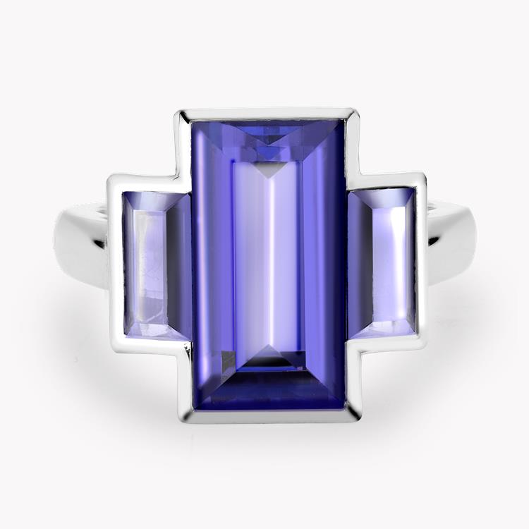 Kingdom Tanzanite Ring Baguette Cut, Rubover_2