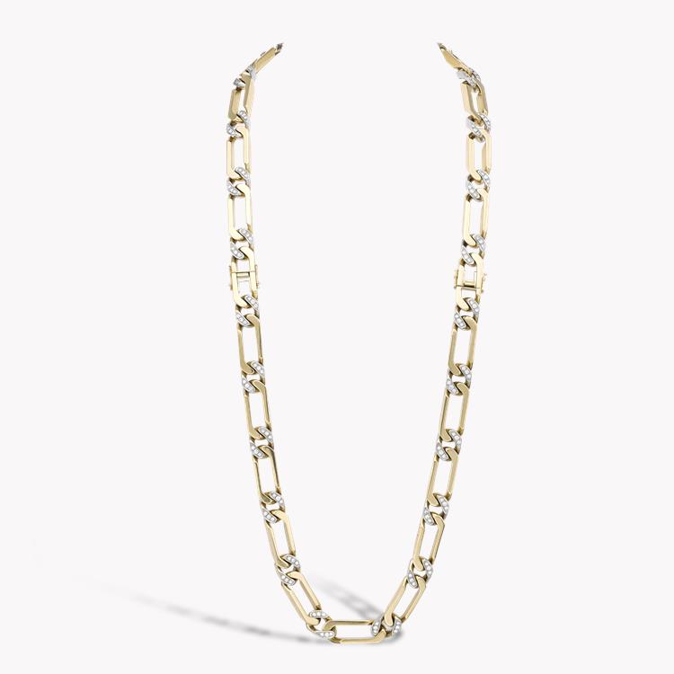1980s Van Cleef & Arpels Diamond Transformable Necklace  4.80ct in 18ct Yellow Gold Brilliant cut, Claw set_1