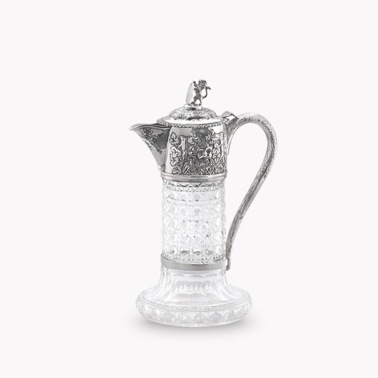 Silver Victorian Claret Jug Hallmarked London_1
