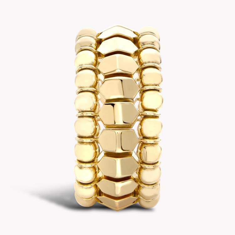 Bohemia Polished Expandable Ring in Yellow Gold _4