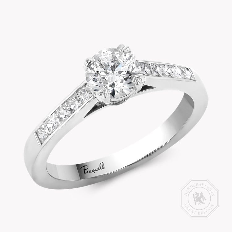 Gatsby 0.70ct Brilliant Cut Diamond Ring   in Platinum