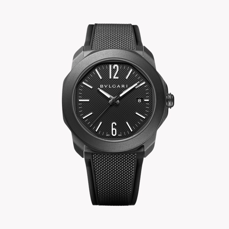 Bvlgari Octo Roma 41mm, Black Dial, Arabic/Baton Numerals_1