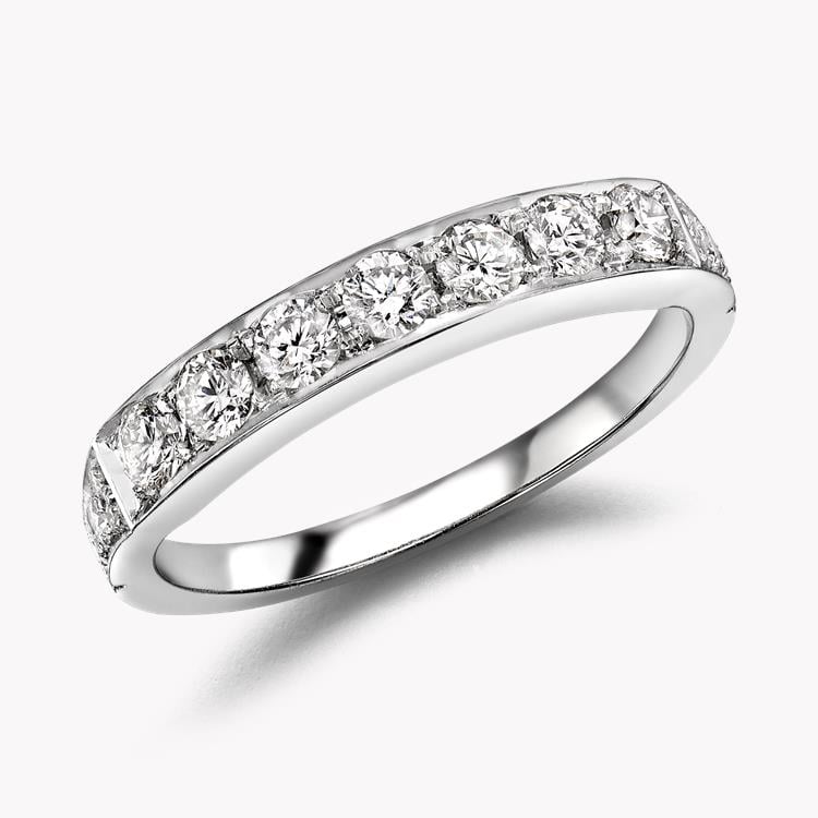 Antrobus Diamond Seven Stone Ring 0.51CT in Platinum Brilliant Cut, Grain Set_1