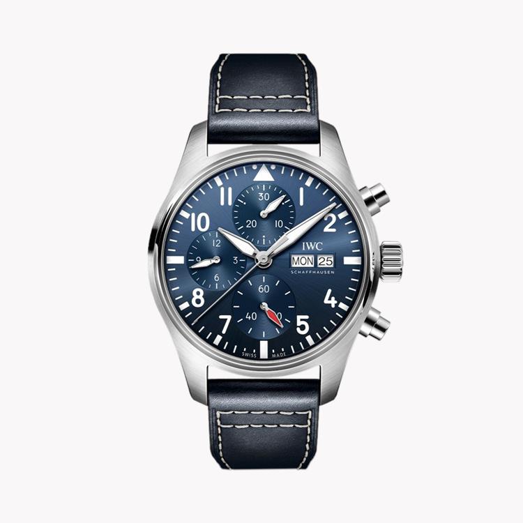 IWC Pilot's Chronograph 41 41mm, Blue Dial, Arabic Numerals_1