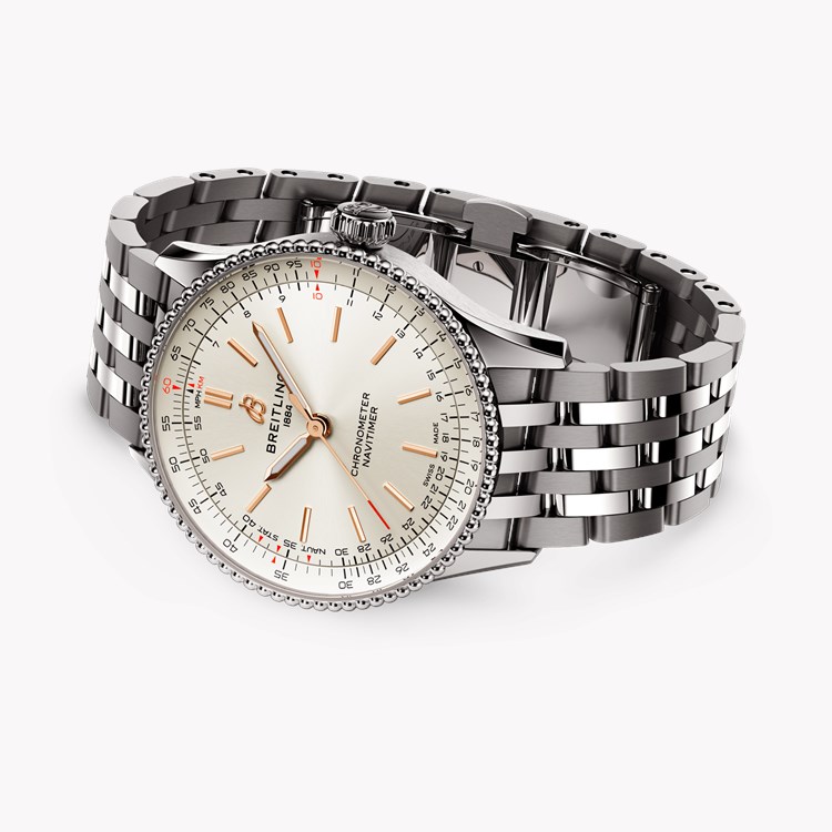 Breitling Navitimer 36mm, Silver Dial, Baton Numerals_4