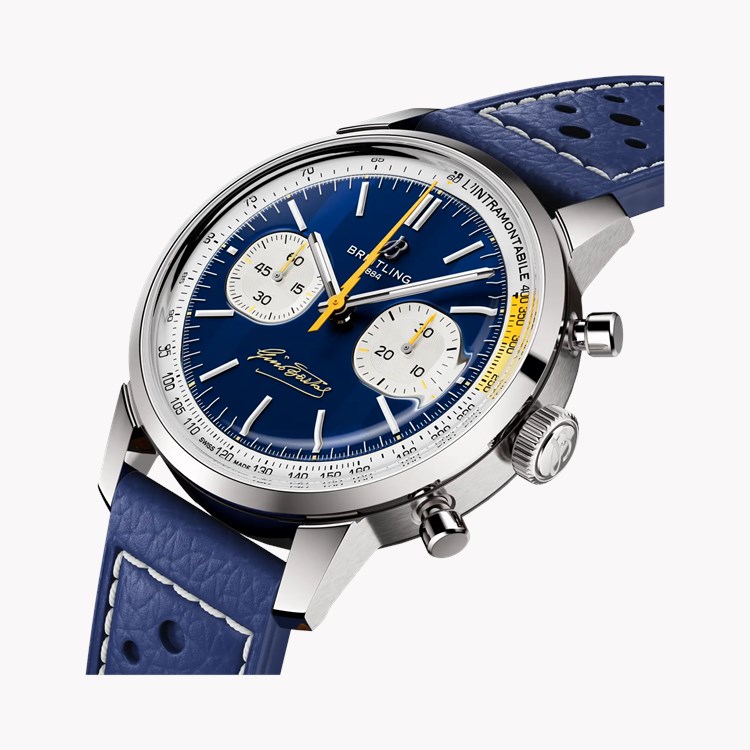 Breitling Top Time B01 41 Bartali 41mm, Blue Dial, Baton Numerals_2