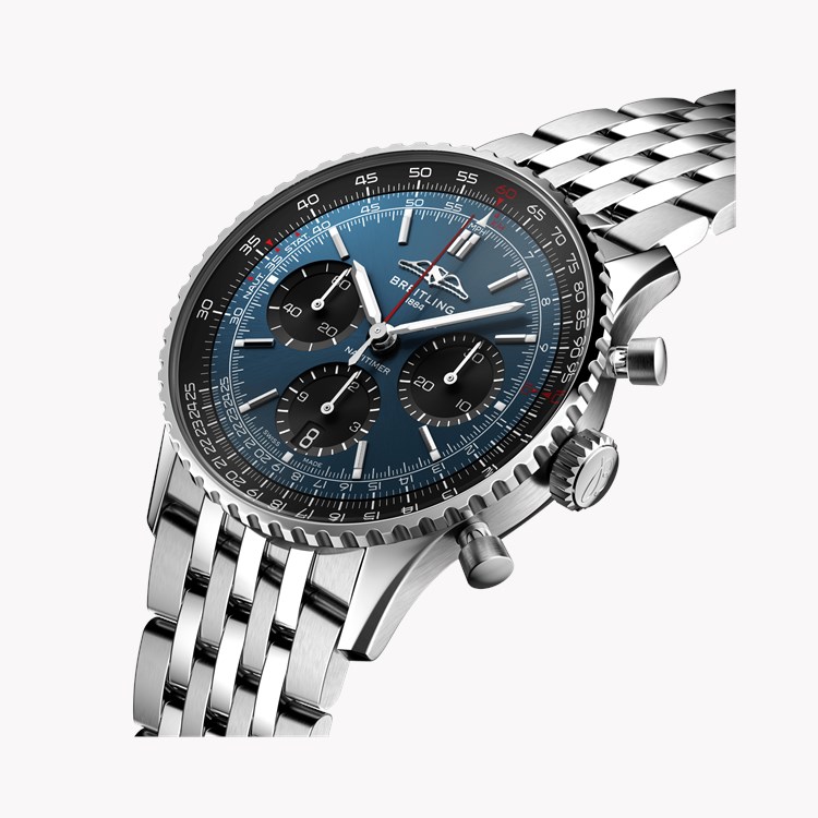 Breitling Navitimer B01 Chronograph 41 41mm, Blue Dial, Baton Numerals_3