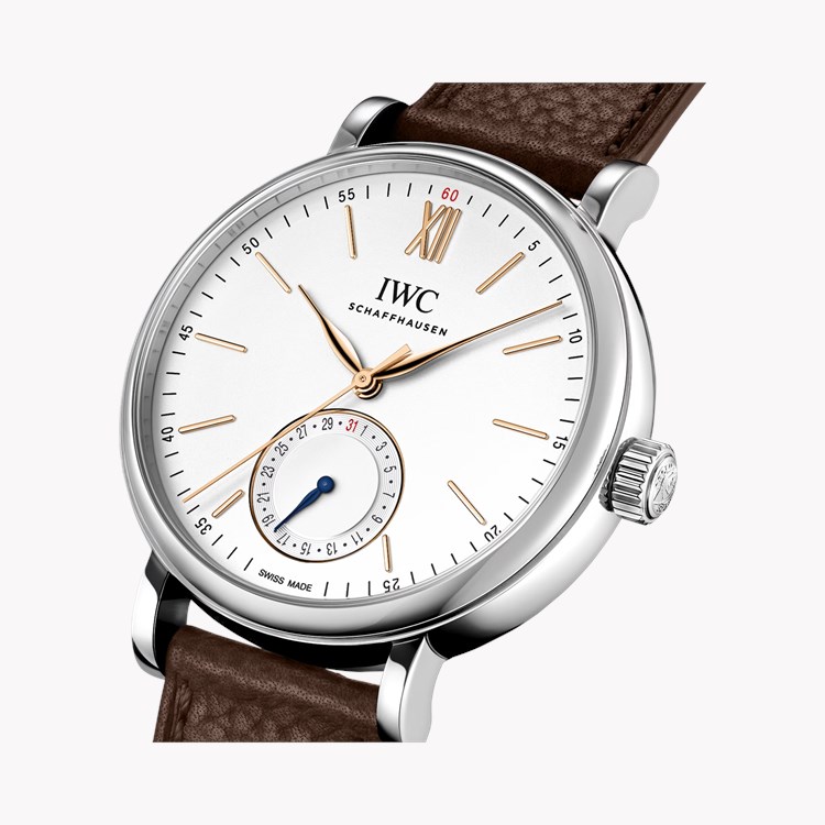 IWC Portofino Pointer Date 39mm, Silver Dial, Baton Numerals_3