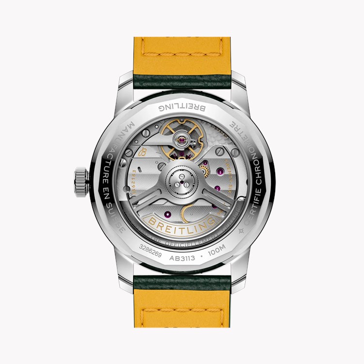 Breitling Top Time B31 38mm, Green Dial, Baton Numerals_4