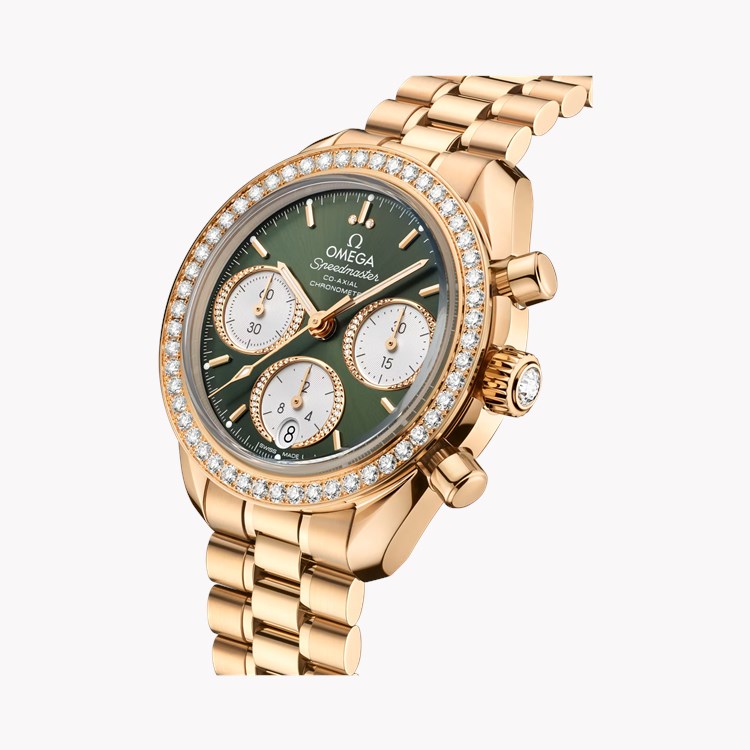 OMEGA Speedmaster 38 O32455385060001 Watch - 38mm, Green Dial 