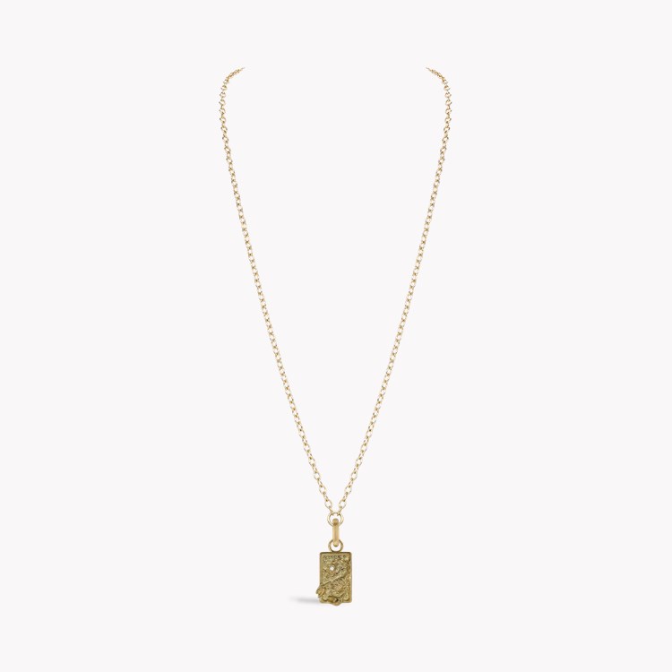 Zodiac Diamond Scorpio Pendant Charm Brilliant cut, Claw set_3