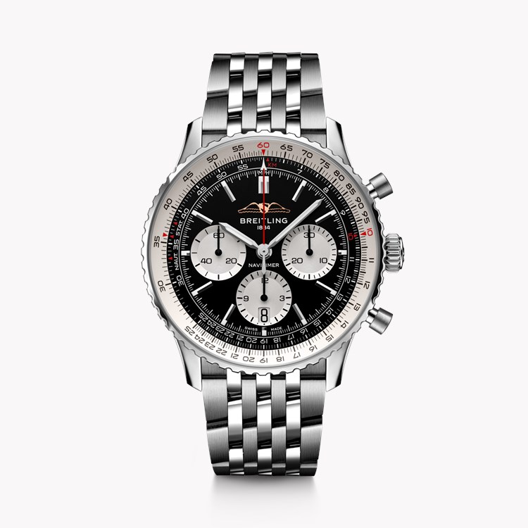 Breitling Navitimer B01 Chronograph 43 43mm, Black Dial, Baton Numerals_1