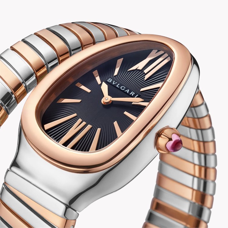 Bvlgari Serpenti Tubogas 35mm, Black Dial, Baton & Roman Numerals_2