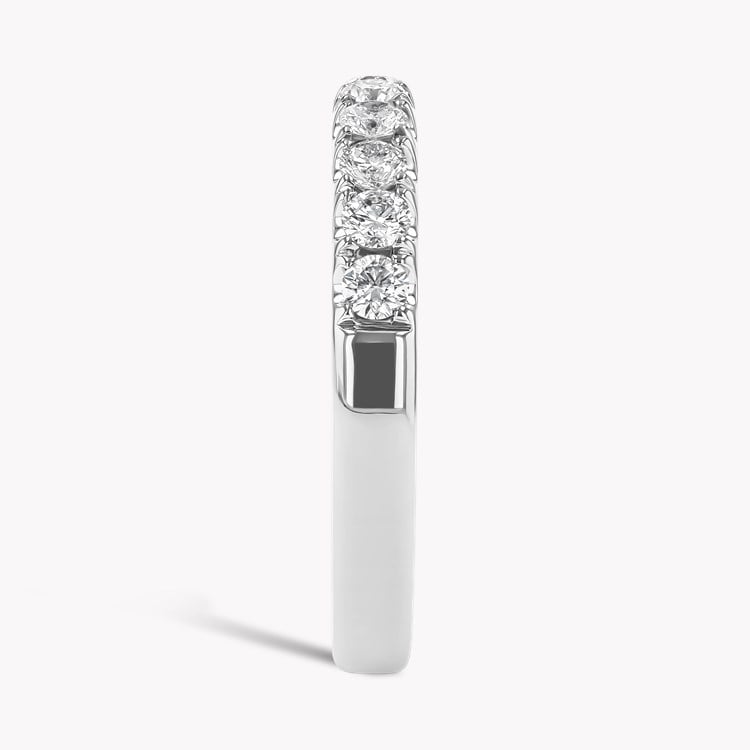 Celestial 0.53ct Diamond Half Eternity Ring Brilliant Cut, Micro Pavé Set_4