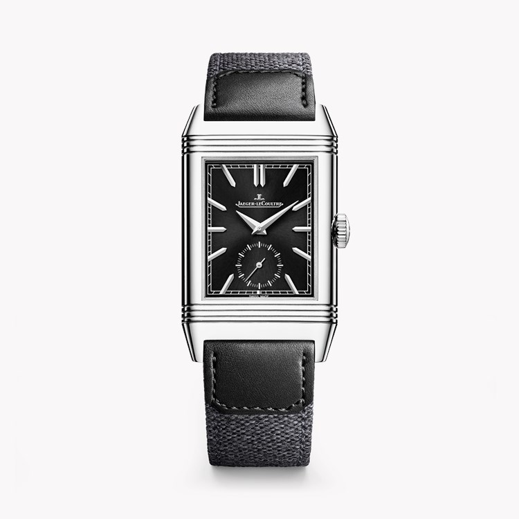 Jaeger-LeCoultre Reverso Tribute Duoface Small Seconds 28.3mm, Silver Dial, Baton Numerals_4