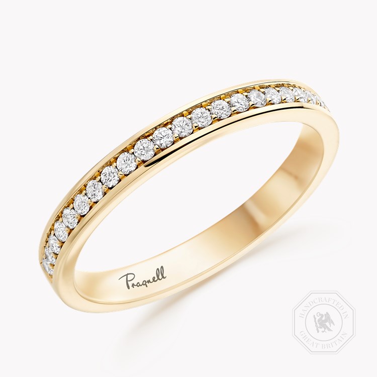 Brilliant Cut Diamond Half Eternity Ring