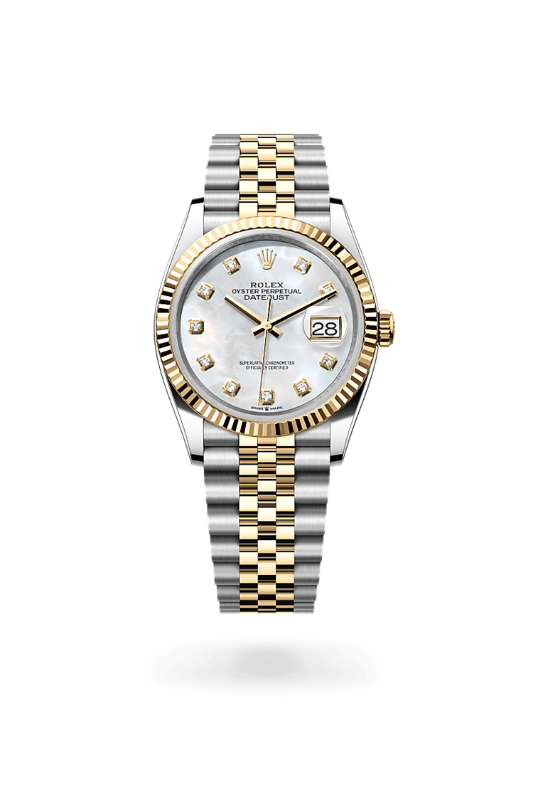 Datejust 36, Oyster, 36 mm, Oystersteel and yellow gold