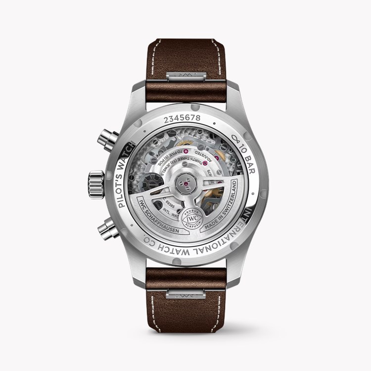 IWC Pilot's Chronograph 41 41mm, Green Dial, Arabic Numerals_2