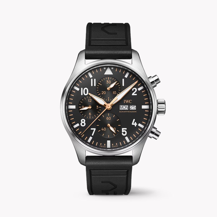 IWC Pilot's Chronograph APXGP 43mm, Black Dial, Arabic/Baton Numerals_1