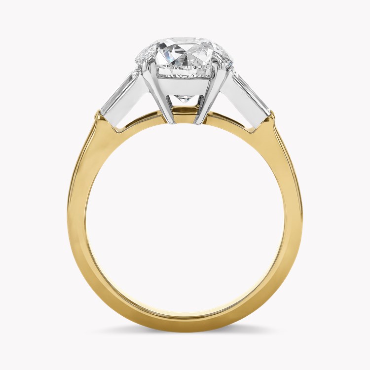 Regency 2.50ct Brilliant Cut Diamond Ring Brilliant & Tapered Baguette Cut, Claw Set_3