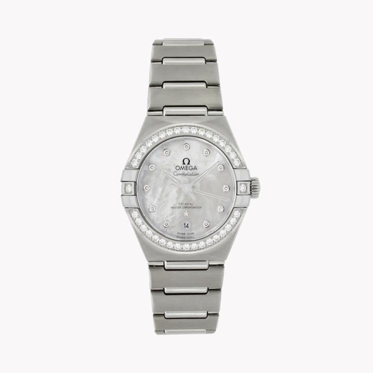 OMEGA Constellation  O13115292055001 29mm, Mother of Pearl Dial, Diamond Numerals_1
