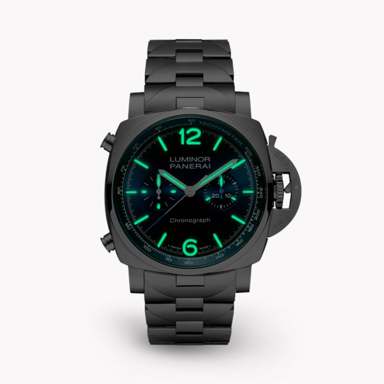 Panerai Luminor Chronograph - 44mm 44mm, Blue Dial, Arabic/Baton Numerals_3