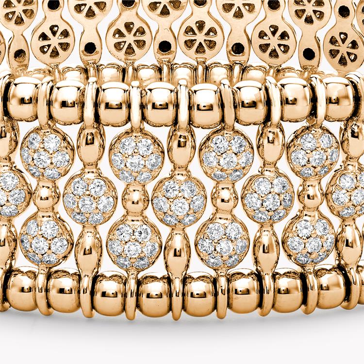 Bohemia Diamond Wide Bangle Brilliant Cut, Pave Set_2