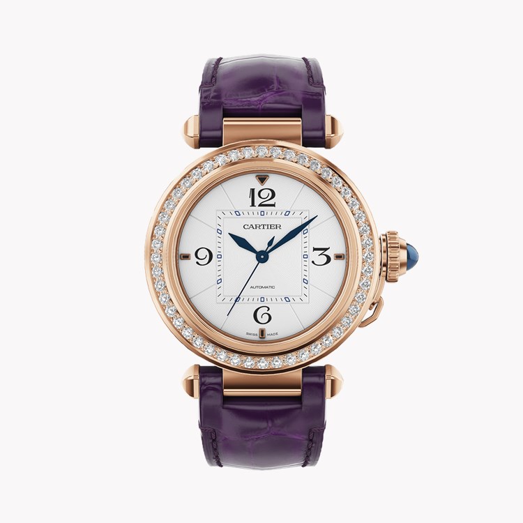 Cartier Pasha de Cartier 35mm, Silver Dial, Arabic Numerals_1