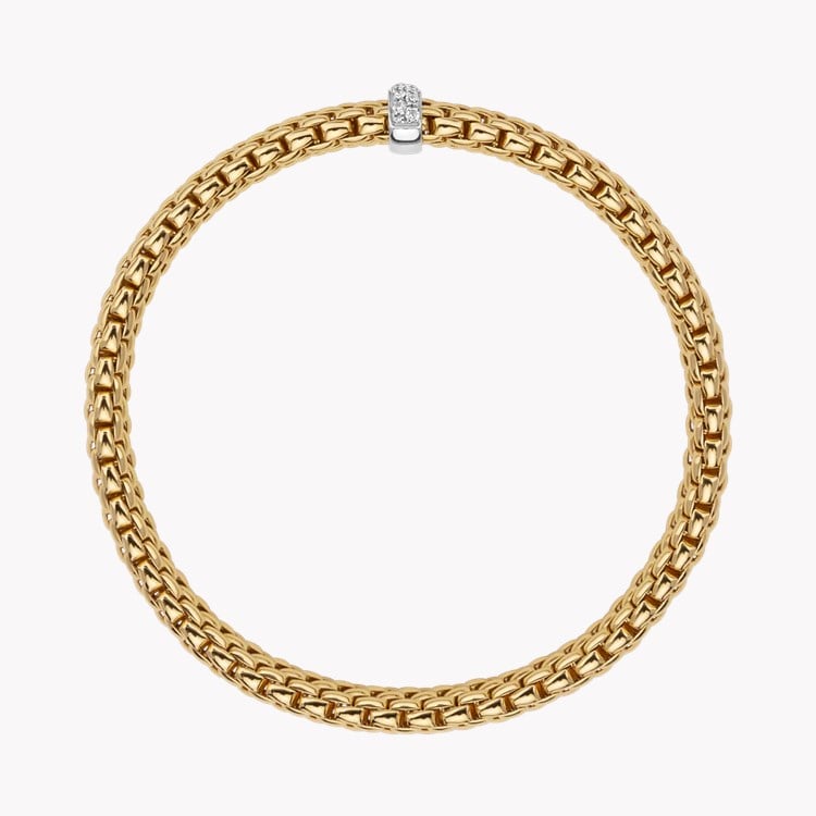 Fope Vendôme Flex'it 0.10ct Diamond Bracelet Brilliant Cut, Grain Set_3