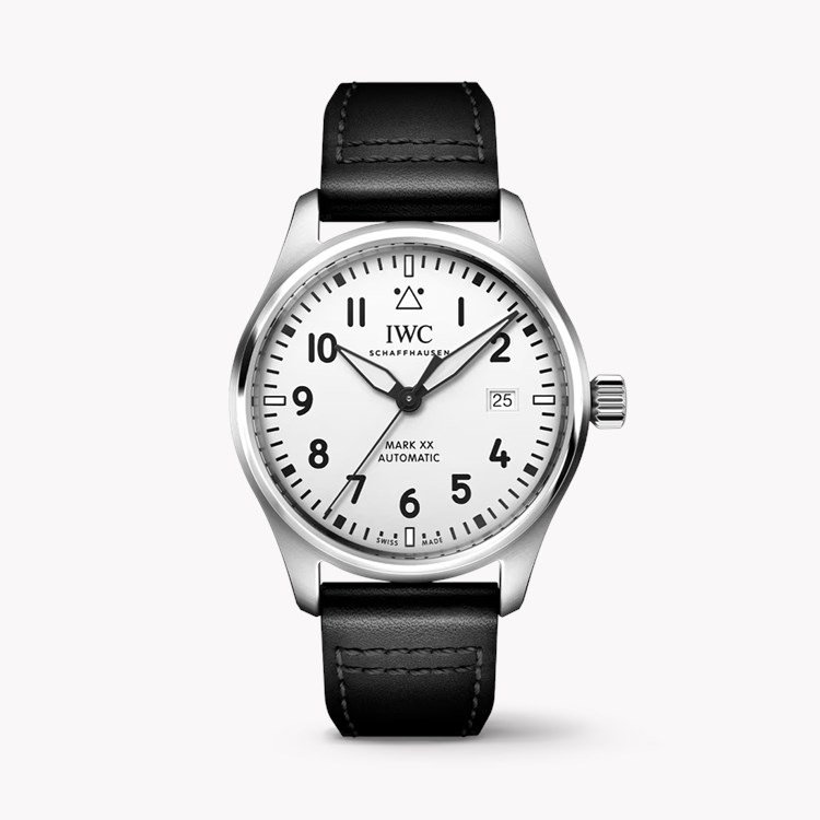 IWC Pilot's Mark XX 40mm, White Dial, Arabic/Baton Numerals_1