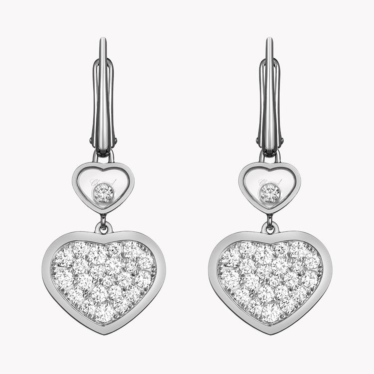 Chopard Happy Hearts Drop Earrings Brilliant Cut, Pave Set_1