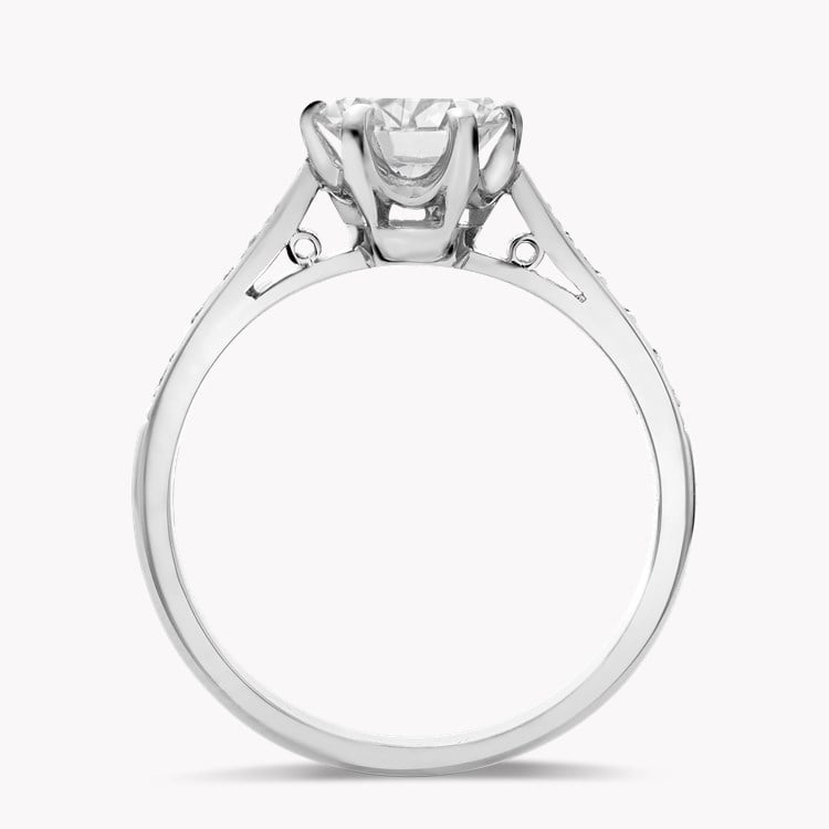 Antique Inspired 1.07ct Diamond Solitaire Ring Brilliant cut, Claw set_3
